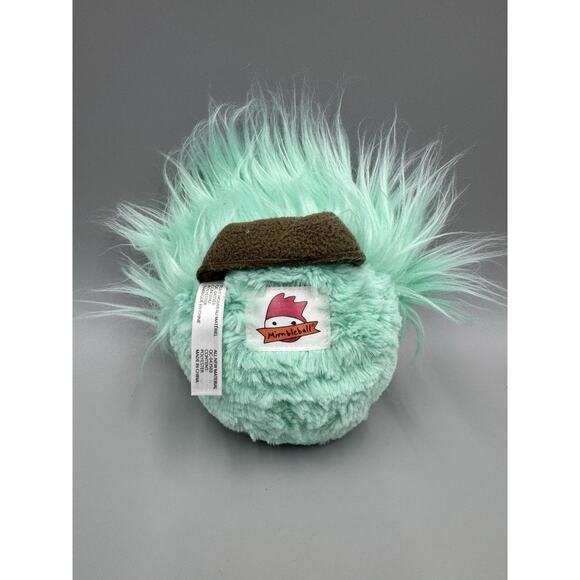 Mimbleball Round Plush 5 Inch Green Teal Stuffed Animal - Picture 2 of 6